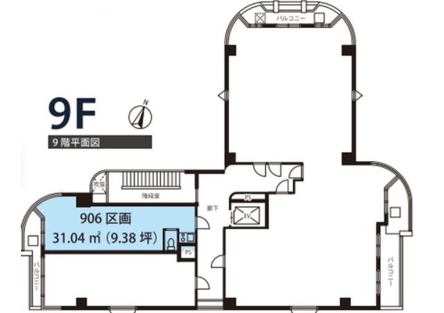 アルス市ヶ谷906 間取り図