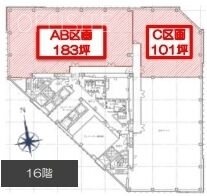 大手町ファーストスクエアイーストタワーAB 間取り図