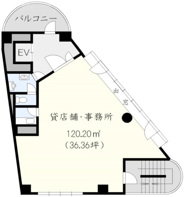 要町KTビル5F 間取り図