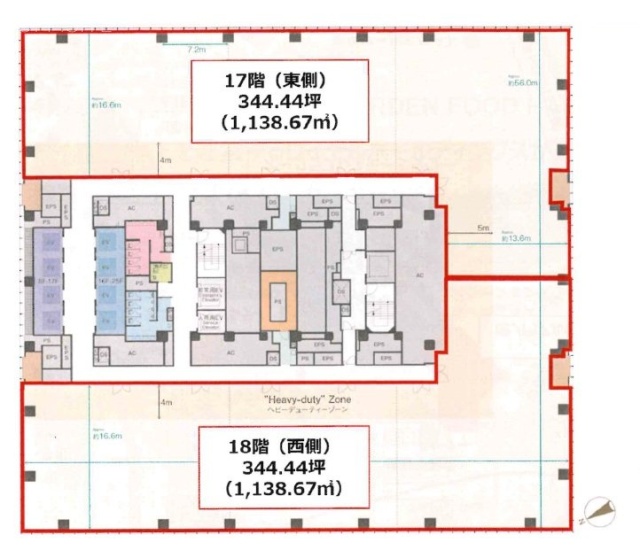 オークラプレステージタワー17F 間取り図