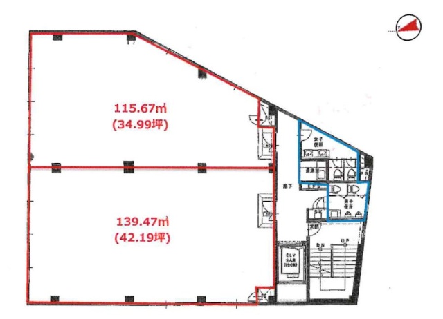 MFビル2F 間取り図