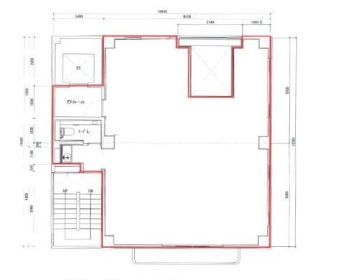 立川NXビル6F 間取り図