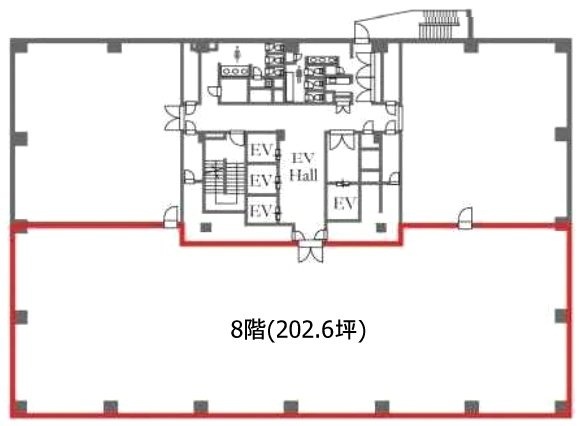 神谷町プライムプレイスA 間取り図