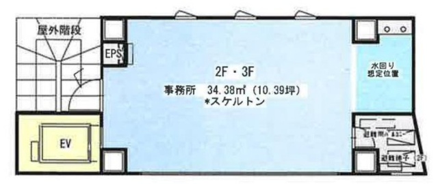 トーハン第8ビル3F 間取り図