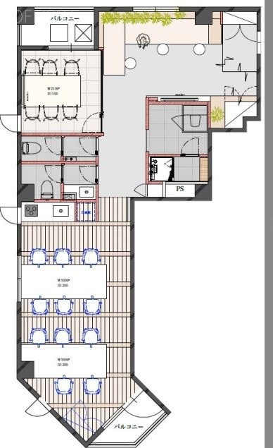 IW Place Aobadai201 間取り図