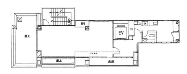 オーキッドプレイス蛎殻町ビル8F 間取り図