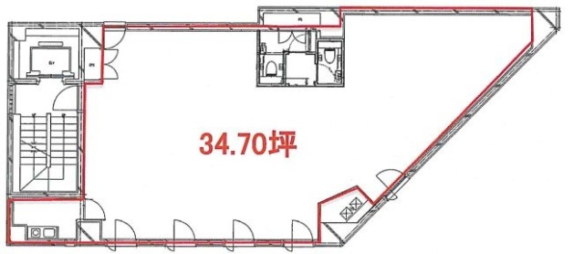 たきしん赤羽ビル5F 間取り図