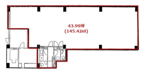 井門日本橋本町ビル1F 間取り図