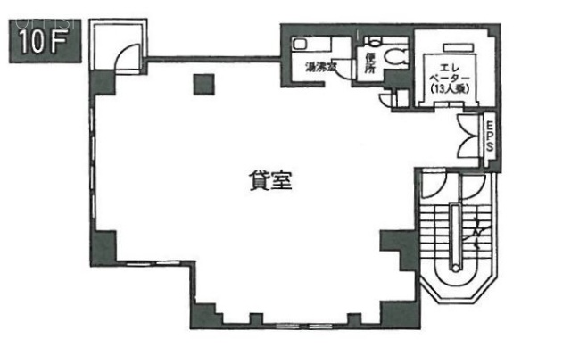 松孝商事ビル10F 間取り図