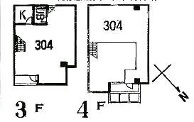 南青山SO(フロムファースト)ビル304 間取り図