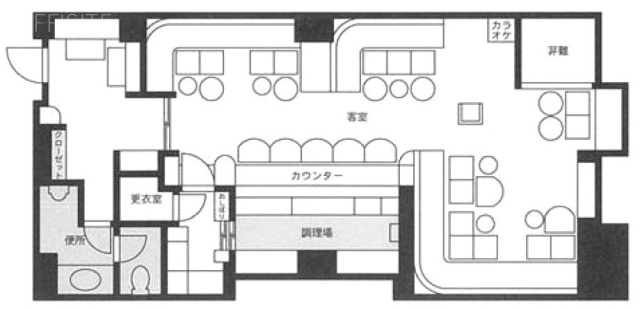 国際天野ビルB 間取り図
