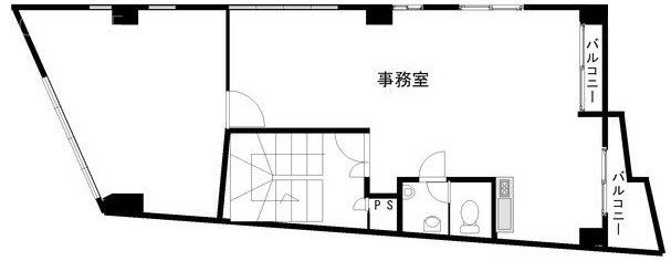 エーコービル4F 間取り図