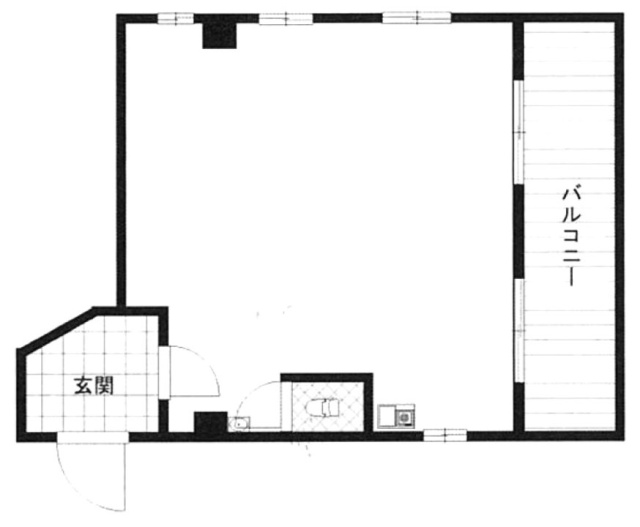 かがみビル502 間取り図