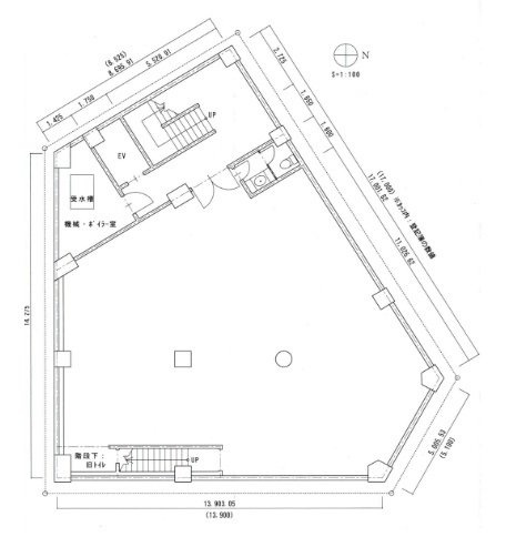 太陽ビルB1F 間取り図