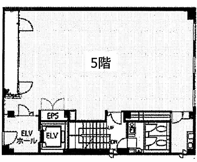 芝大門RUビル5F 間取り図