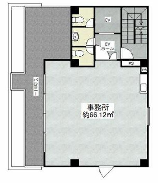 神林ビル6F 間取り図