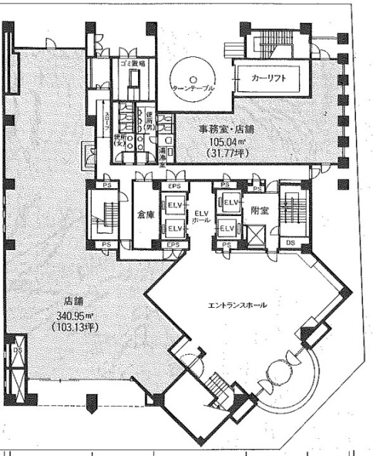 龍角散ビル102 間取り図