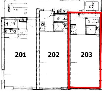 Ceder Terrace番町203 間取り図