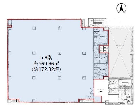 OSビル5F 間取り図
