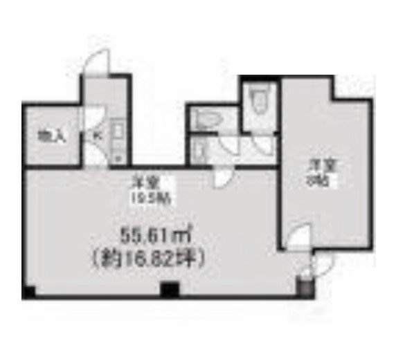 REX立川ビル201 間取り図