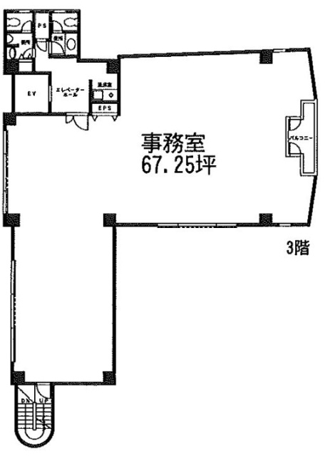 エムジー芝浦ビル3F 間取り図