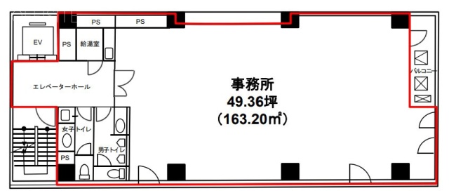 S-PLAZA弥生5F 間取り図