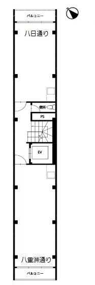 ForYou東京駅前ビル6F 間取り図