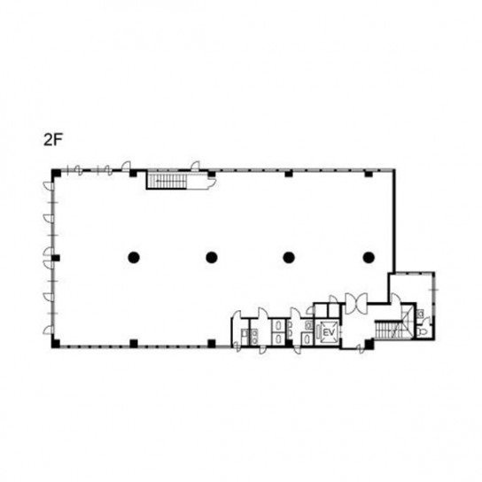 加賀屋国立ビル2F 間取り図