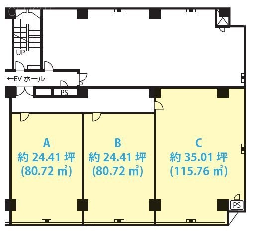 南品川JNビル403C 間取り図