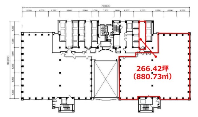 新宿マインズタワー13F 間取り図