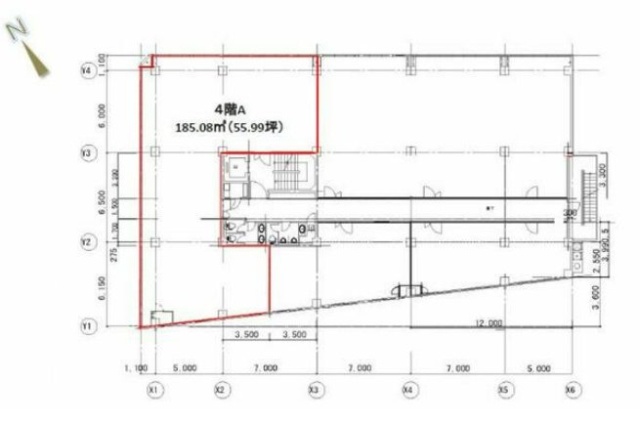 井門美竹ビルA 間取り図