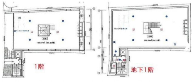 dot.jiyugaokaB1F~1F 間取り図