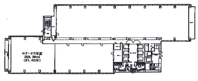 商船三井ビルディング4F 間取り図