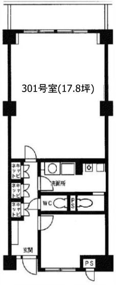 日産研会館301 間取り図