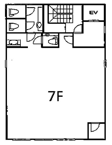 五反田第3花谷ビル7F 間取り図