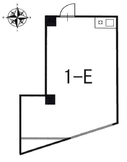 スマイルホテル東京阿佐ヶ谷E 間取り図