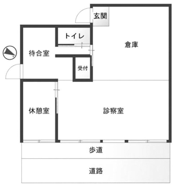 駒込ビル1F 間取り図