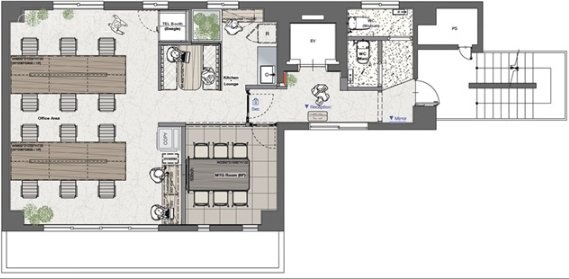 CRC北大手町ビル7F 間取り図