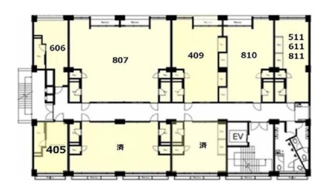 岡崎ビル811 間取り図