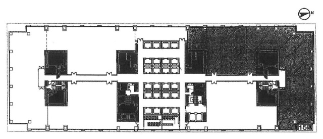 明治安田生命ビル(丸の内MYプラザ)15F 間取り図