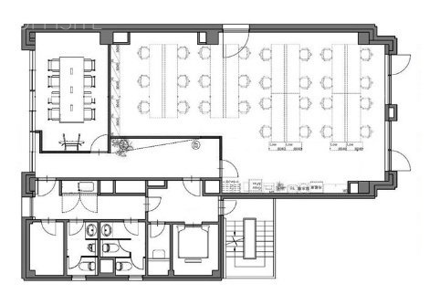 市ヶ谷クロスプレイス3F 間取り図
