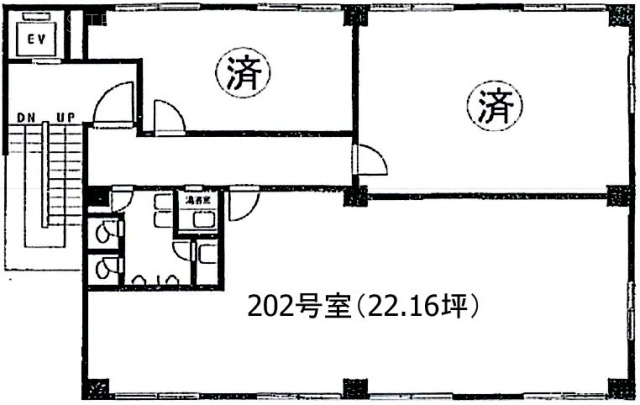 富士ビル202 間取り図