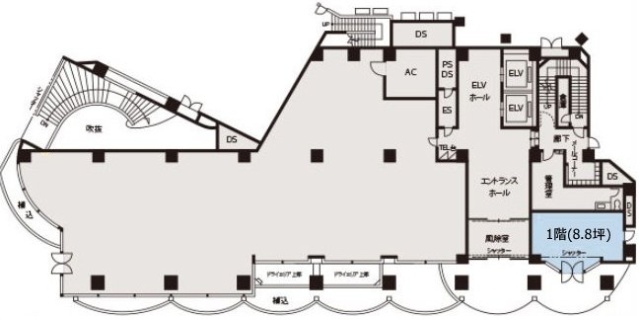 東京建物町田ビル1F 間取り図