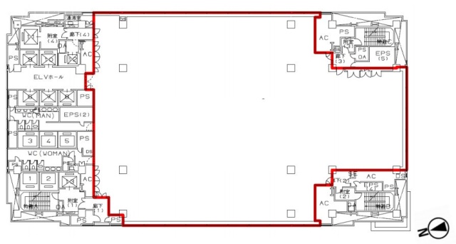 大成大手町ビル9F 間取り図