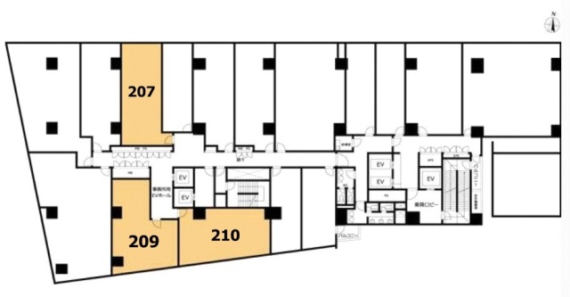 宮益坂ビルディング209 間取り図