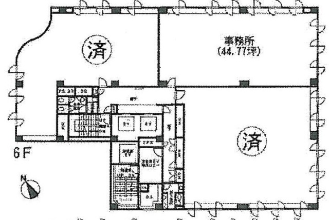 アーバン新橋B 間取り図