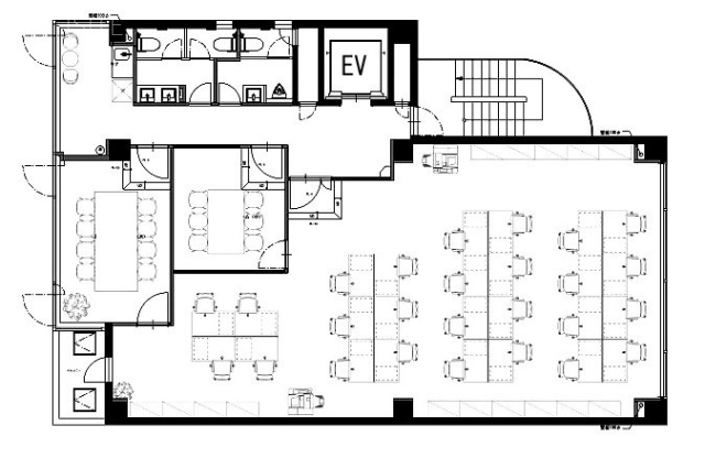 TSUKIJI EAST SQUARE4F 間取り図