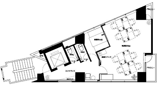 SPROUT IIDABASHI2F 間取り図