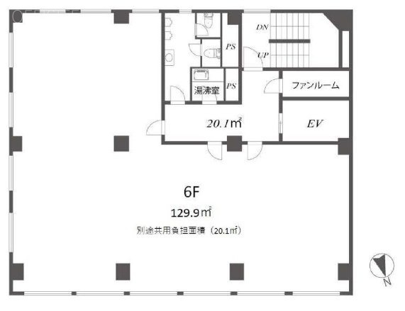 太洋ビル6F 間取り図