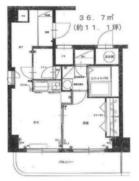 笹塚総榮ビル708 間取り図